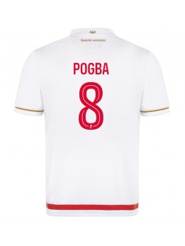 Muži Futbalové oblečenie AS Monaco Paul Pogba #8 2025-26 Krátky Rukáv - Domáci Muži Futbalové oblečenie AS Monaco Paul Pogba #8 2025-26 Krátky Rukáv - Domáci